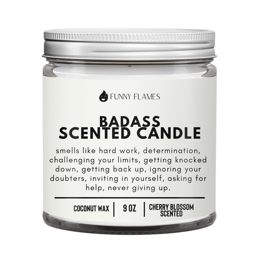 Badass Scented Candle - Inspo Gift For Friends